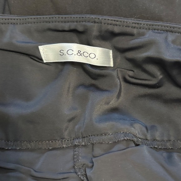 S.C. & CO Womens Black Active Skort Size M Stretch Pull On Tennis Golf Skort - Picture 4 of 5
